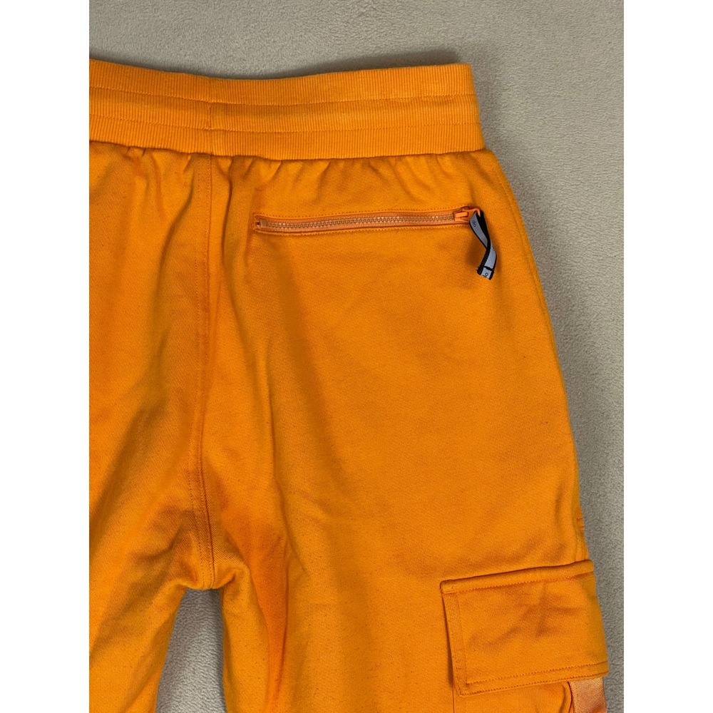 Alo Yoga Orange Cargo Sweatpants Joggers Size S Cotton Blend Activewear - Picture 12 of 14